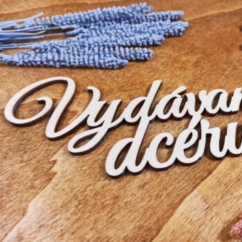 Drevený výrez Vydávame dcéru a Ženíme syna GABI