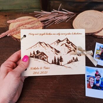 Mini svadobný fotoalbum na INSTAX foto DORY