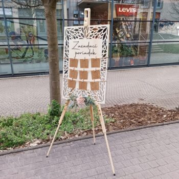 Drevený zasadací poriadok na svadbu - Image 3