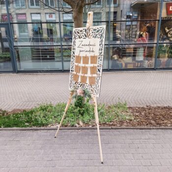 Drevený zasadací poriadok na svadbu - Image 2