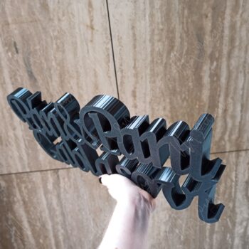 Svadobný nápis na stôl 3D - Image 8