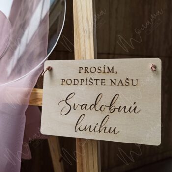 Akrylová svadobná kniha, číra / kruh "ADIRA" - Image 9