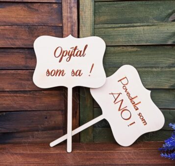 Svadobné tabuľky na fotenie PAULI