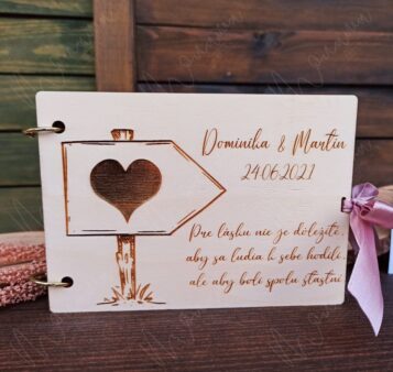 Mini svadobný fotoalbum na INSTAX foto VERA