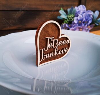 Svadobná menovka ZOLA