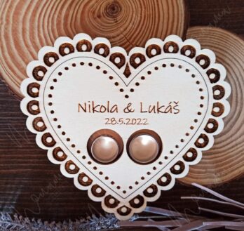 Tanierik na obrúčky STELLI