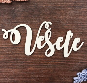 Drevený výrez Vešeľe BRITY