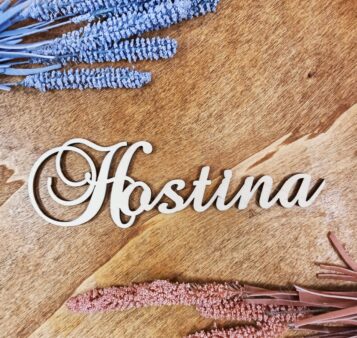 Drevený výrez Hostina ALMA