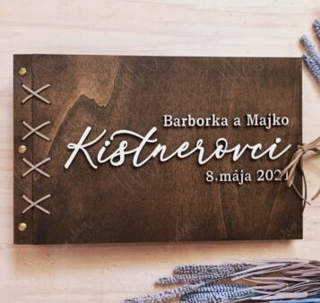 Svadobný fotoalbum / kniha hostí ELINA