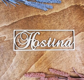 Drevený výrez Hostina AMIKA