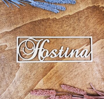 Drevený výrez Hostina AMIKA