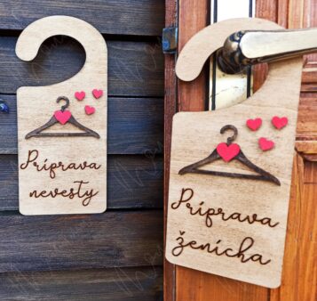 Ceduľky na dvere NINA