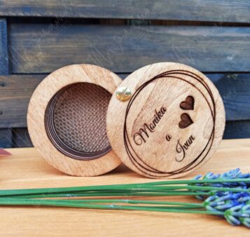 Krabička na obrúčky KARLA