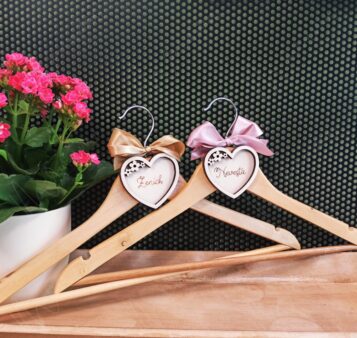 Svadobné vešiaky CENDY I.