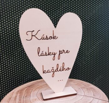 Drevený nápis 