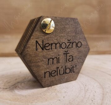 Krabička na zásnubný prsteň s machom MARITA