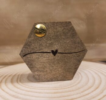 Krabička na zásnubný prsteň s machom MEA