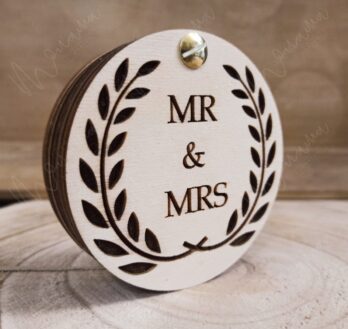 Drevená krabička na obrúčky LOGAN