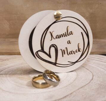 Krabička na obrúčky LUNA