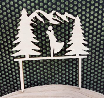 Svadobný tortový zápich 