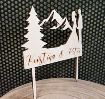 Svadobný tortový zápich 