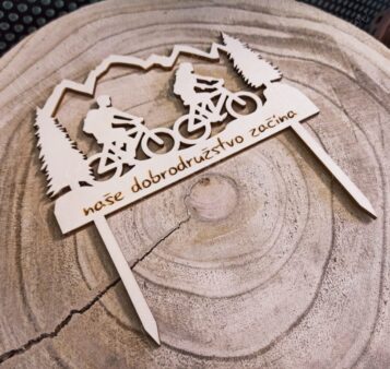 Svadobný tortový zápich 