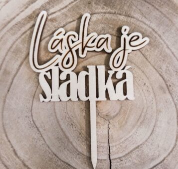 Svadobný tortový zápich 