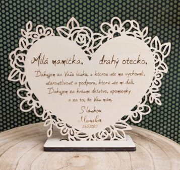 Poďakovanie rodičom MENDA