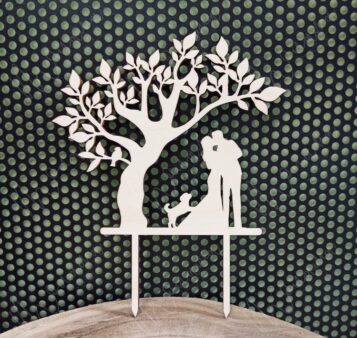 Svadobný tortový zápich 